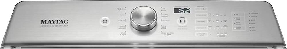 Alt View 1. Maytag - 4.7 Cu. Ft. 11-Cycle High-Efficiency Top-Loading Washer - Metallic Slate.