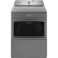 Maytag - 7.4 Cu. Ft. 9-Cycle Electric Dryer - Metallic slate - Front_Zoom
