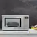 Alt View 12. Panasonic - 0.8 Cu. Ft. 950 Watt SD372SR Microwave with Inverter - Stainless Steel.
