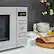 Alt View 14. Panasonic - 0.8 Cu. Ft. 950 Watt SD372SR Microwave with Inverter - Stainless Steel.