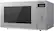 Left. Panasonic - 0.8 Cu. Ft. 950 Watt SD372SR Microwave with Inverter - Stainless Steel.
