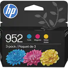 hp 952 Cyan Magenta Yellow Jaune 3-pack / Paquet de 3