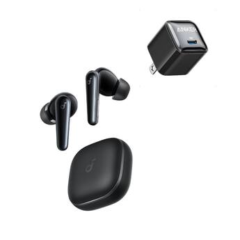 Soundcore Liberty 5 by Anker with USB C Charger Block 20W,Noise Soundcore Liberty 5 by Anker with USB C Charger Block 20W,Noise
