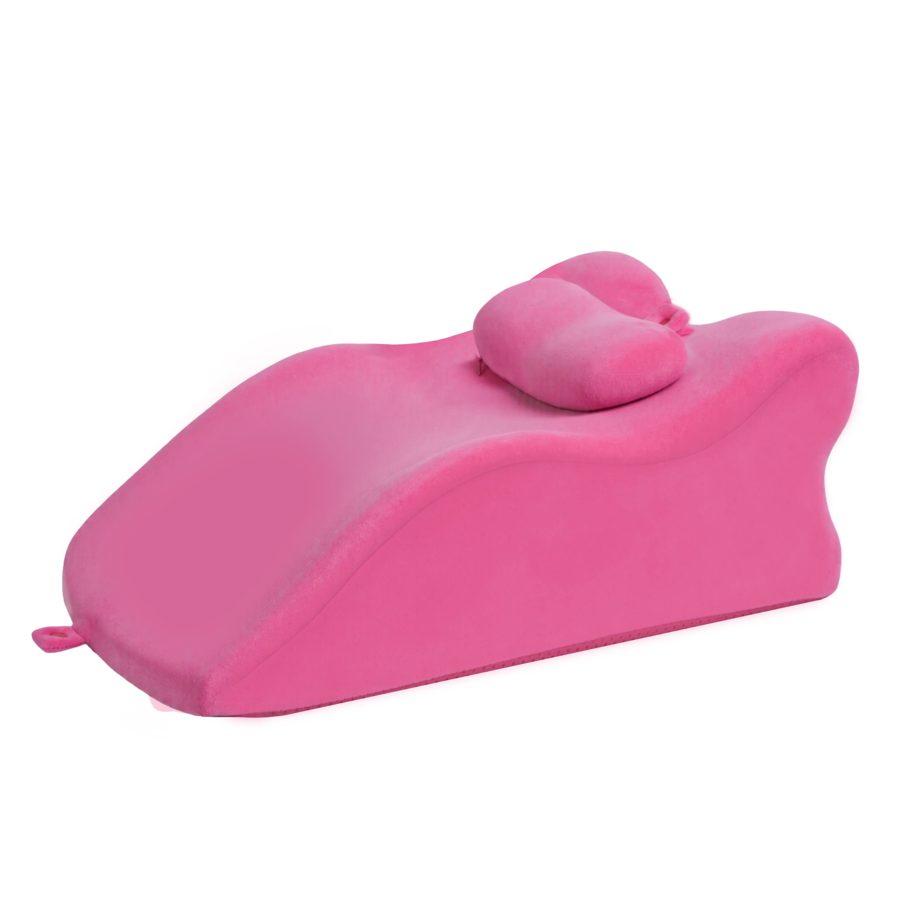 Alt View 4. Z-Edge - Foam Ergonomic Wedge Pillow, Prone Pillow for Sleeping, Reading Pillow for Bed, Ergonomic Support for Back Pain - Pink.