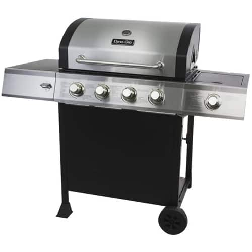 Customer Reviews: Dyna-Glo Gas Grill Black/Stainless Steel DGB495SDP-D ...