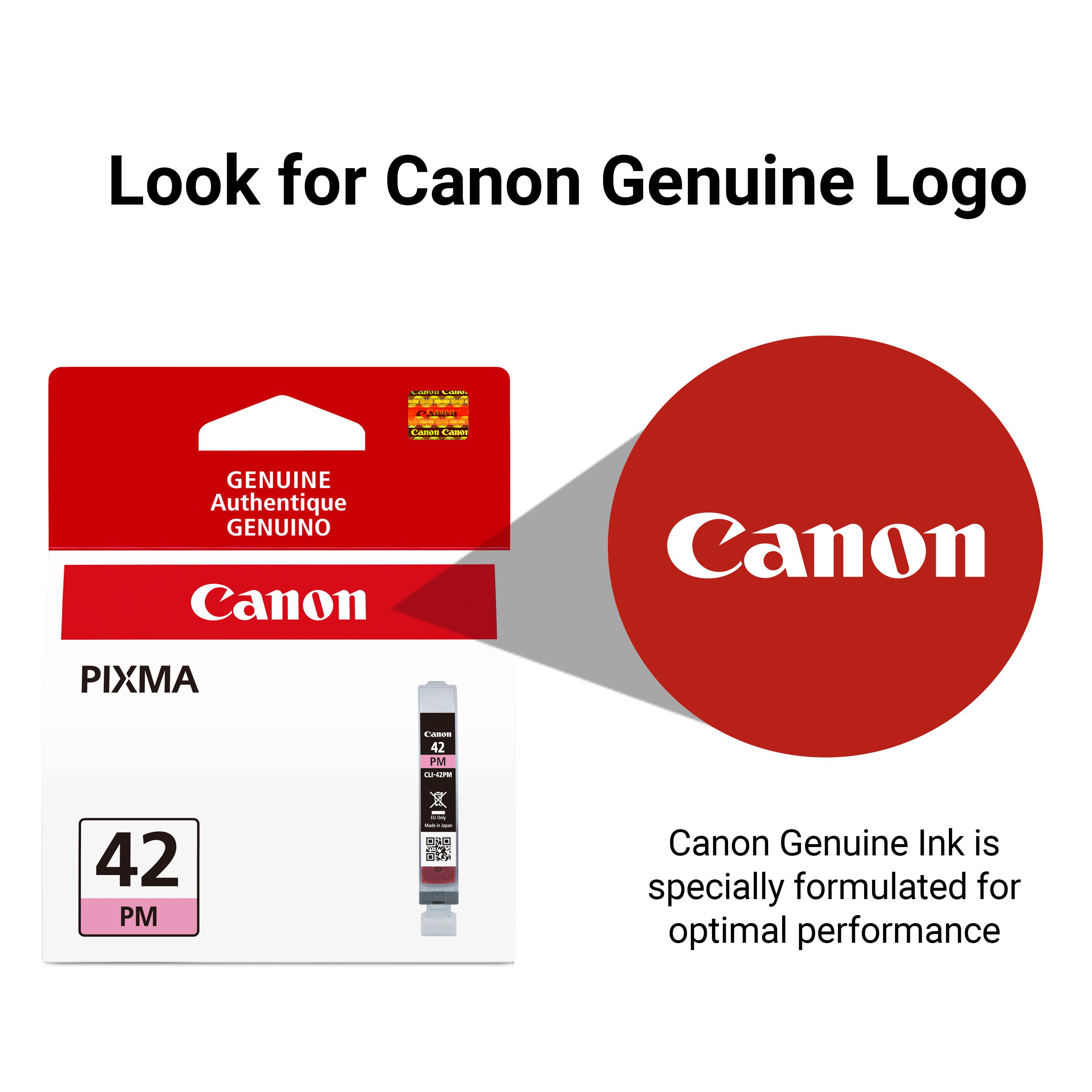 Look for Canon Genuine Logo

Canon Genuine Ink is specially formulated for optimal performance