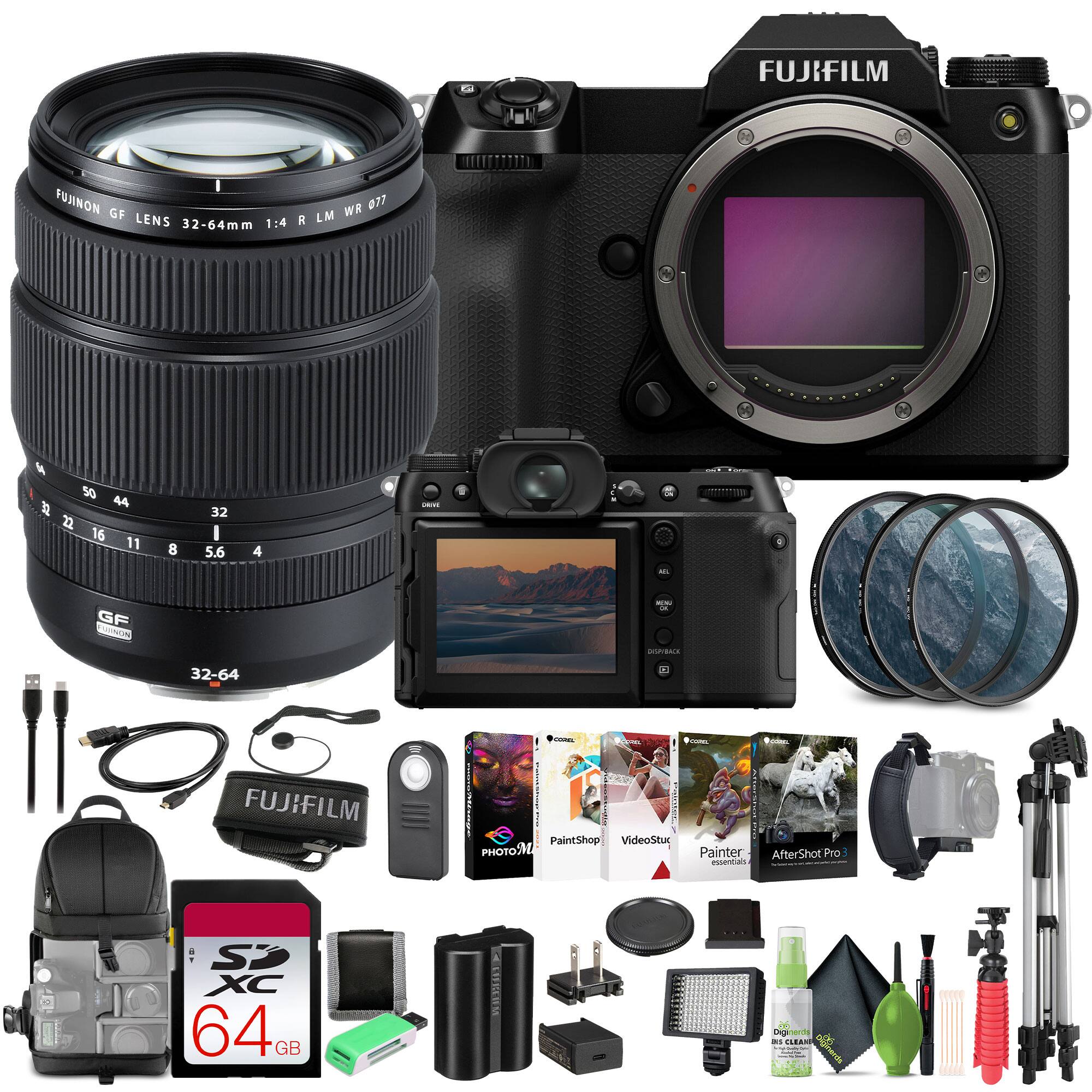 FUJIFILM FURNON GF LENS 32-64mm 1:4 WR 077 R LM  
f 50 A 44 2 16 11 GF CNN 8 32 I 5.6 4  
-- CBAE 32-64 3 FUJIFILM  
od I A CA BIEiOETEEEY  
PaintShop VideoStu M Painter AfterShot Pro essentials  
esumas SP XC 64c GB ingensant Sg  
che Diginerds