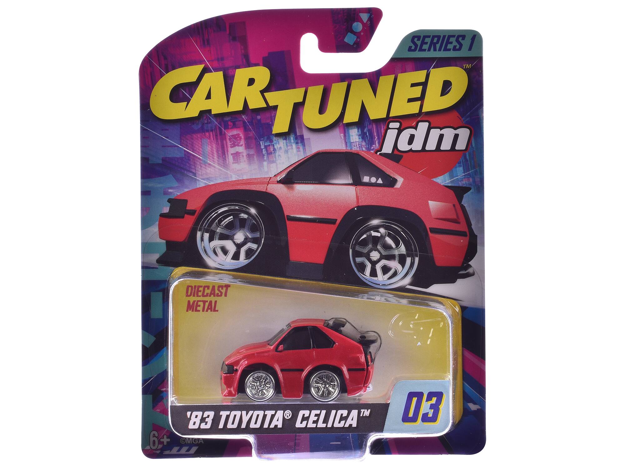SERIES 1 TM CAR TUNED idm DIECAST METAL: '83 TOYOTA CELICA 03 6+