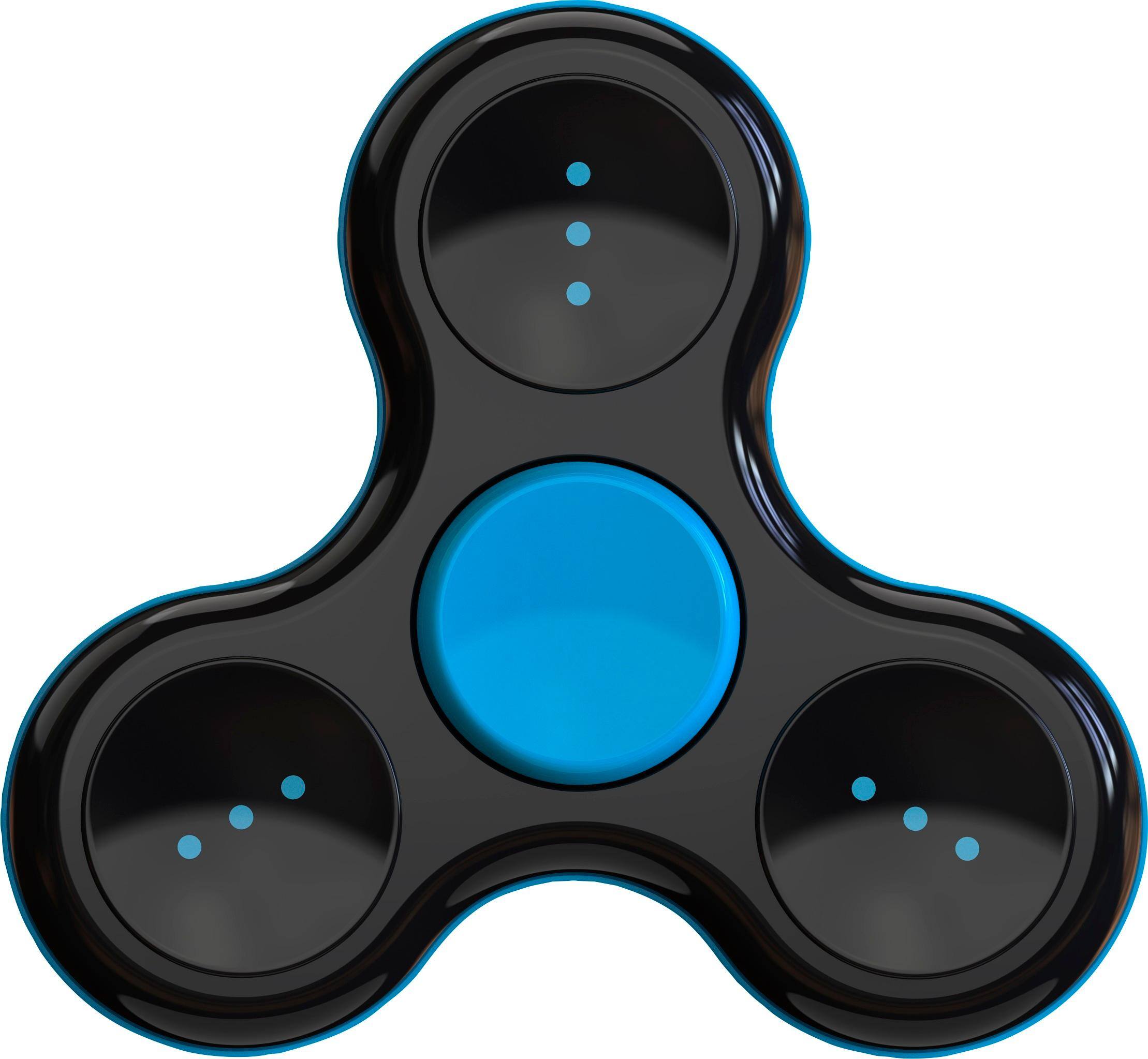 Front. Fidgetly - CTRL App-Enabled 360° Motion Game Controller - Black/Blue.