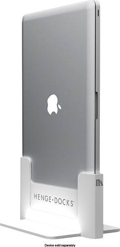 Angle Standard. Henge Docks - Version B USB and Mini DisplayPort Vertical Docking Station.