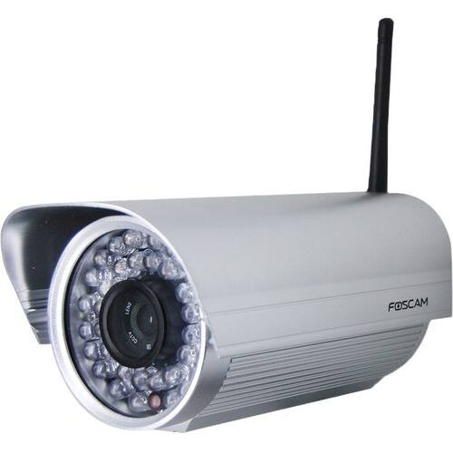 Front Standard. Foscam - Outdoor Wireless, Cable Network Camera - Silver.