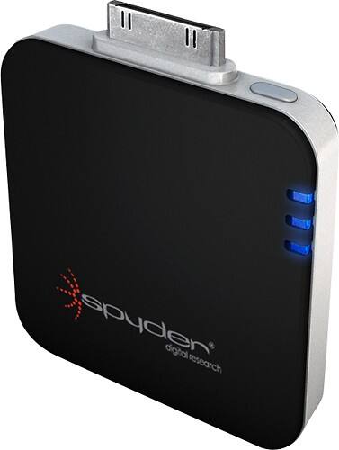 Angle Standard. Spyder - PowerShadow i4X Battery Extender for Apple® iPod® and iPhone®.