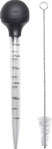 Front Standard. OXO - Good Grips Turkey Baster - Clear/Black.