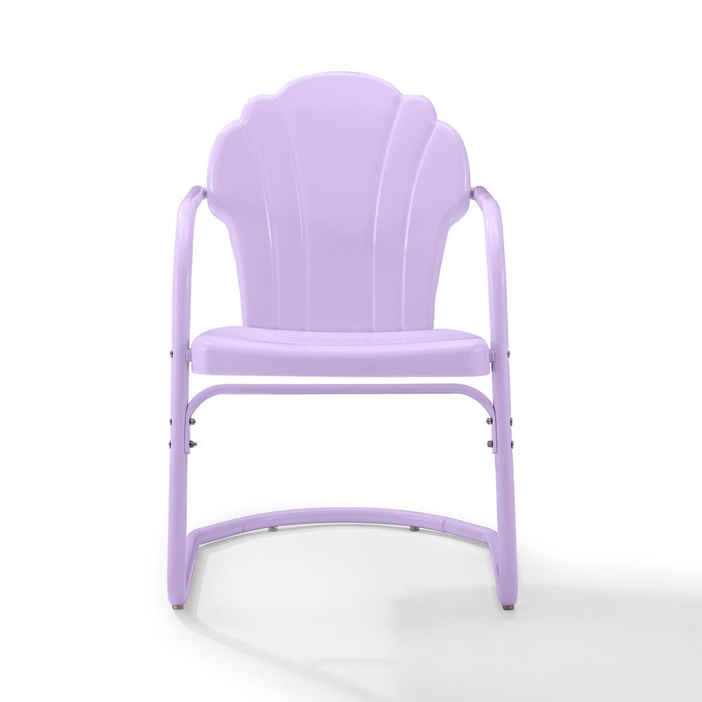 Alt View 1. Crosley Furniture - Tulip 2Pc Retro Outdoor Chair Set - Purple.