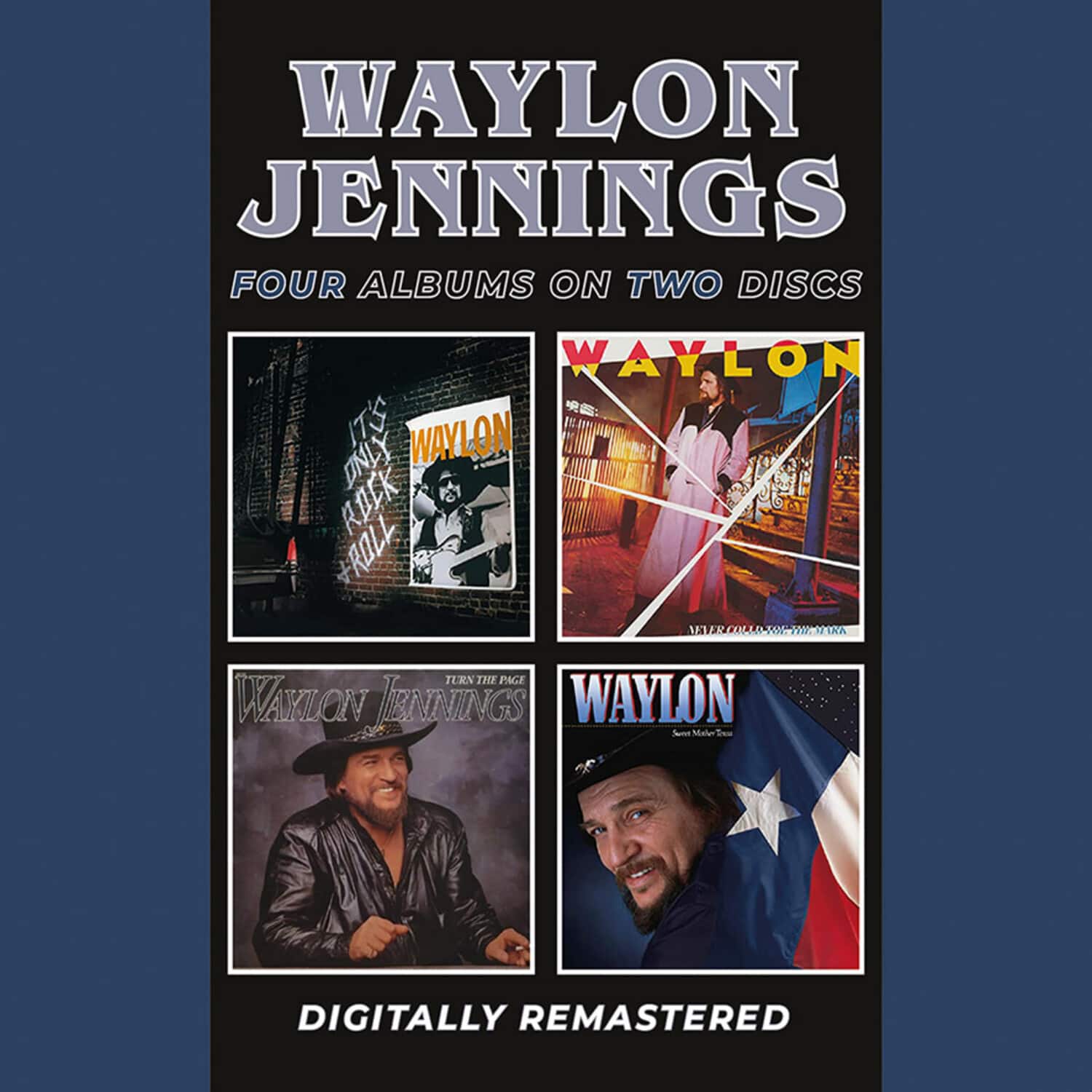 Waylon Jennings - It's Only Rock & Roll / Never Could Toe The Mark / Turn The Page / Sweet Mother - COMPACT DISCS [CD] price history on PriceWatchPro