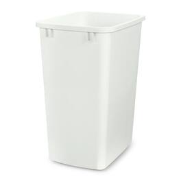Rev-A-Shelf - 35 qt. Under Sink Pullout Trash Can Replacement, RV-35-52 - White