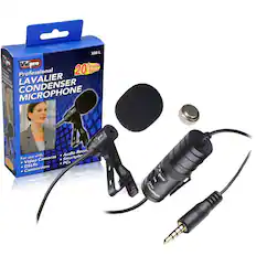 XM-L Vid pro Audio Professional 20 Cable CONDENSER Lavalier Microphone for Video Cameras 20 PCs Camcorders DSLRs Smartphones Audio Recorders DSLRs Nano SVAC PIA NO pro OFFI SmartPhone