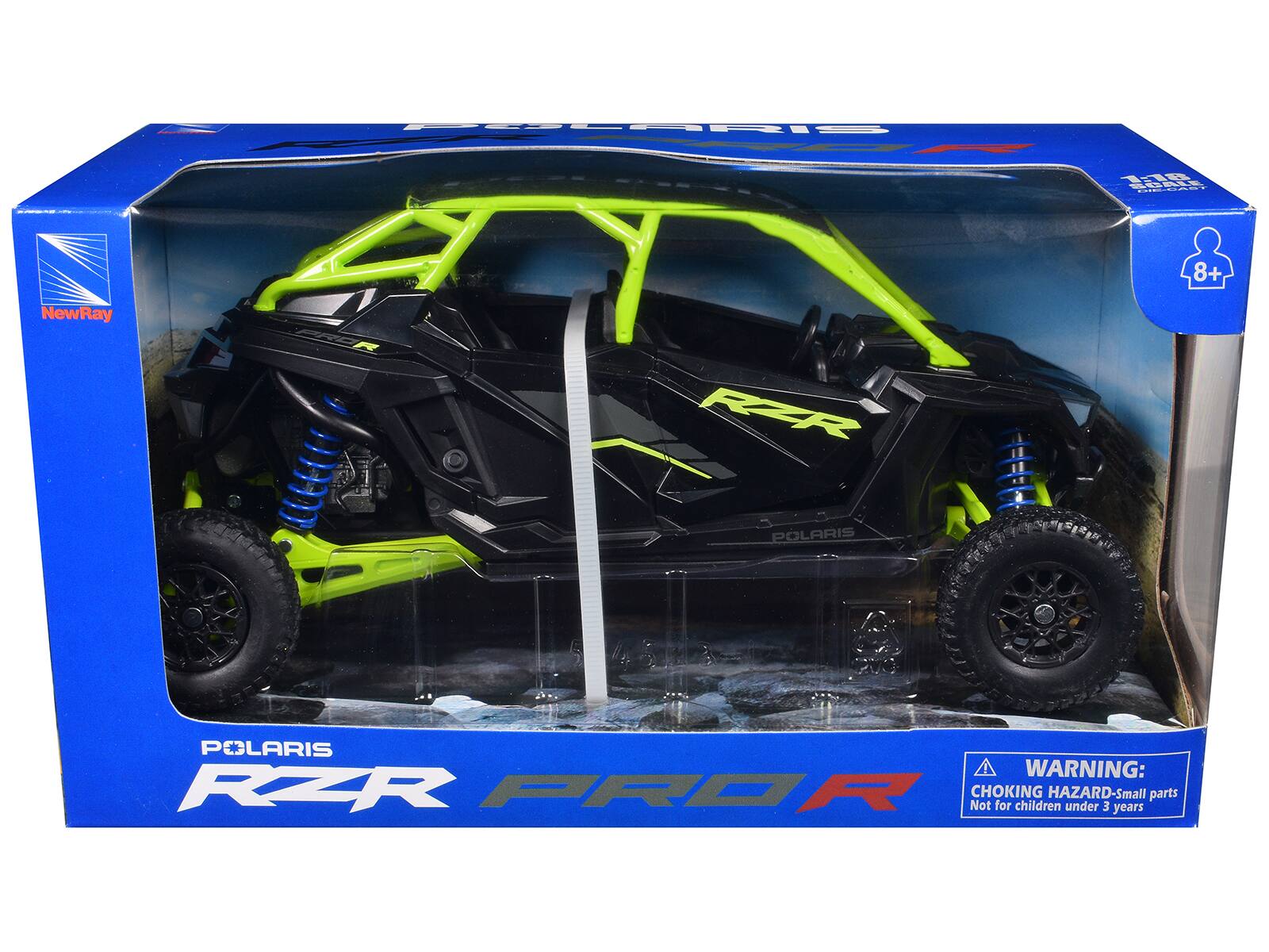 UCARIS 118 SSAL  
NewRay FZR  
POLARIS  
POLARIS RZR PRO R  
WARNING: CHOKING HAZARD - Small parts Not for children under 3 years  
8+
