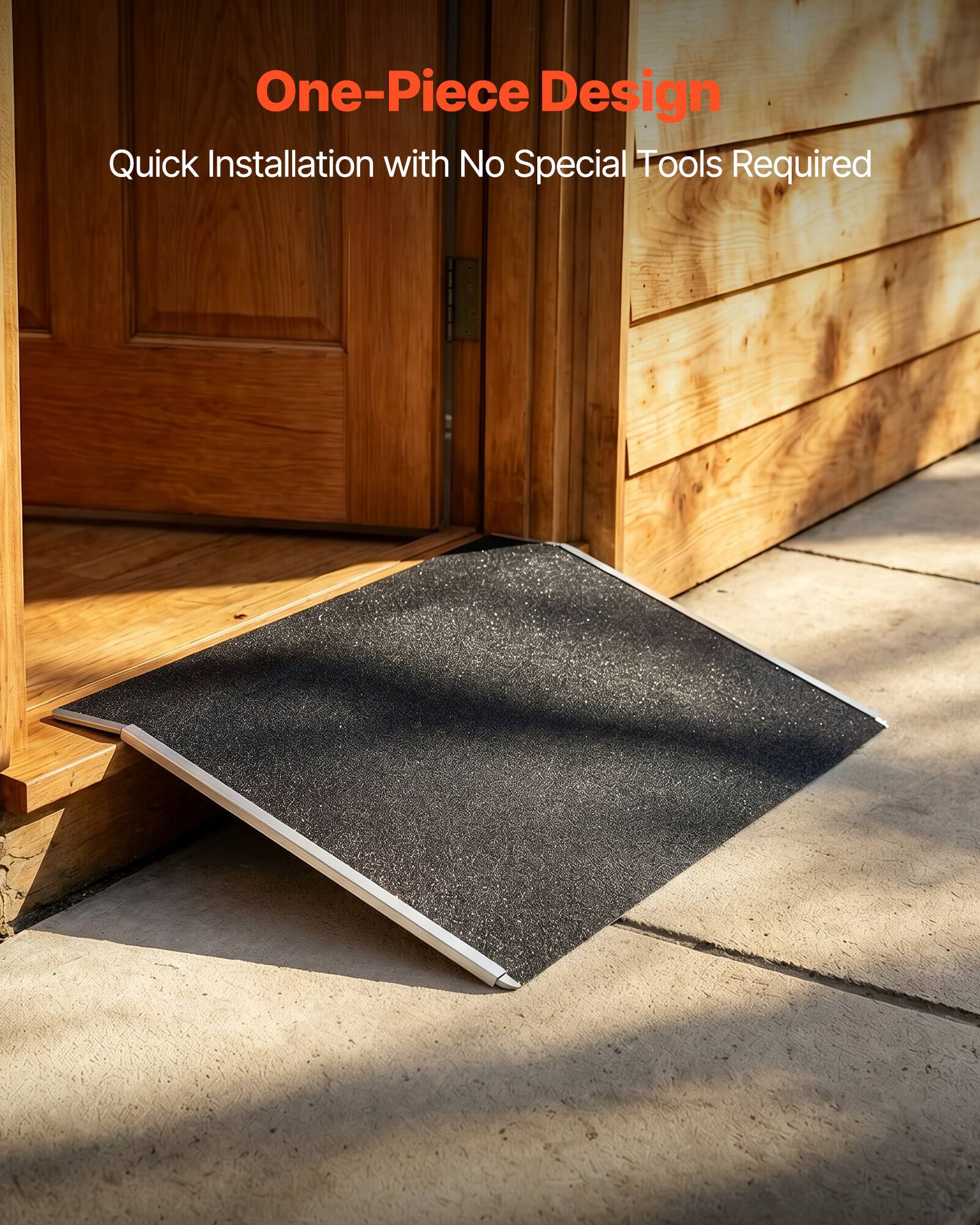 One-Piece Design  
Quick Installation with No Special Tools Required