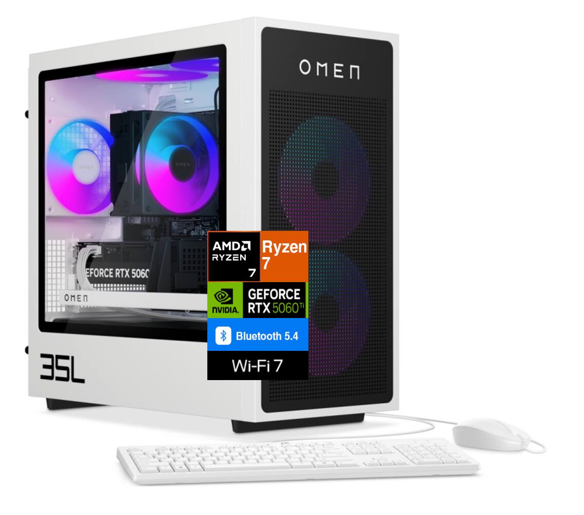 AMD Ryzen 7  
NVIDIA GeForce RTX 5060  
Bluetooth 5.4  
Wi-Fi 7