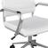 Alt View 22. Martha Stewart - Piper Ribbed Faux Leather Office Chair - White Faux Leather/Polished Nickel.