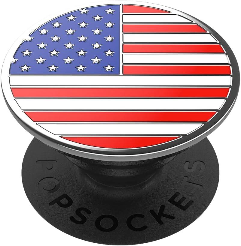 Angle. PopSockets - PopGrip Enamel Old Glory - Old Glory.
