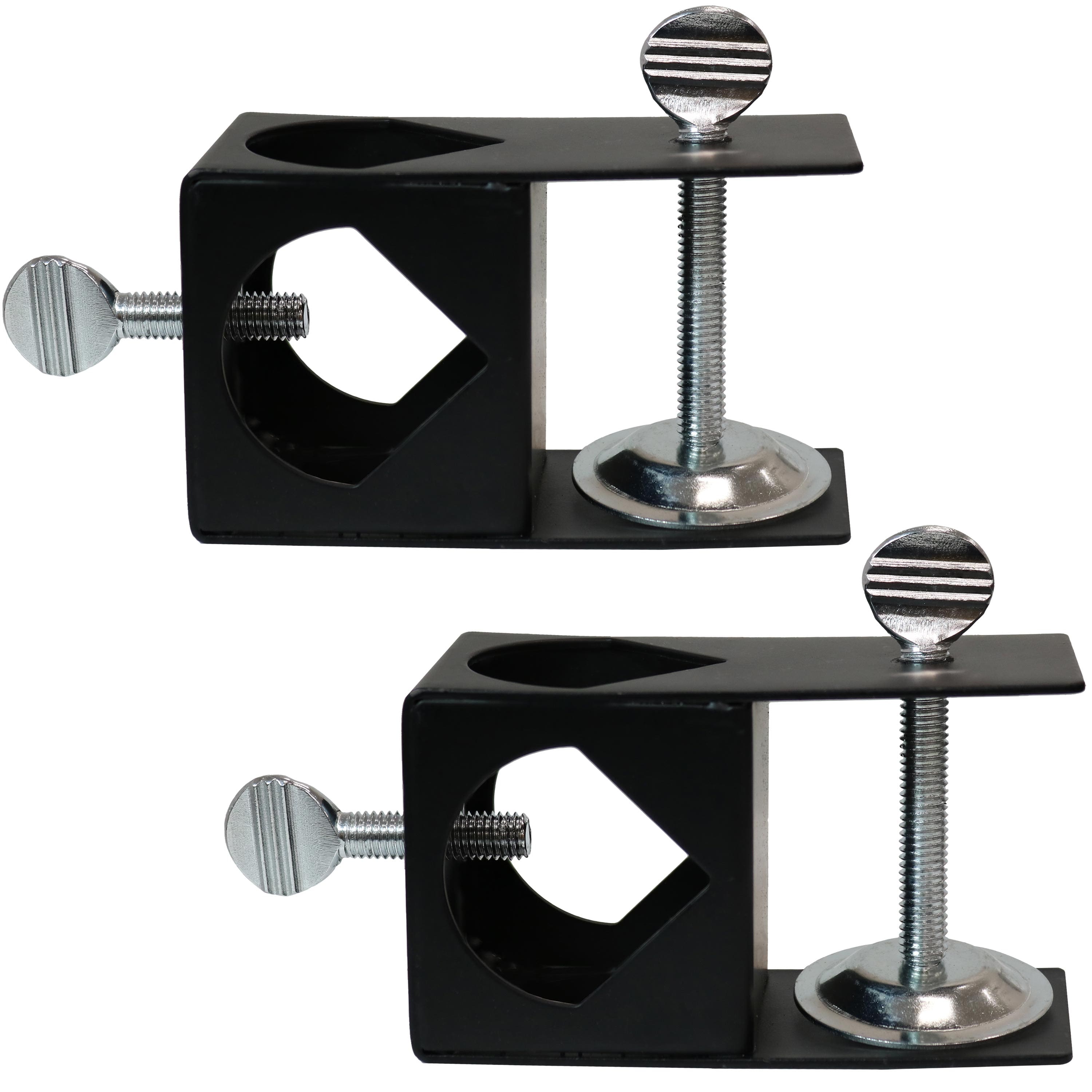 Sunnydaze - Outdoor Torch Deck Clamp Holder - Set of 2 - Black