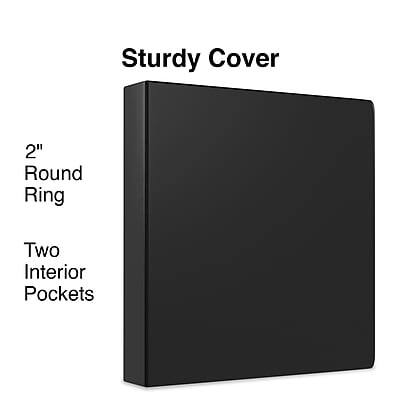Sturdy Cover

2" Round Ring

Two Interior Pockets