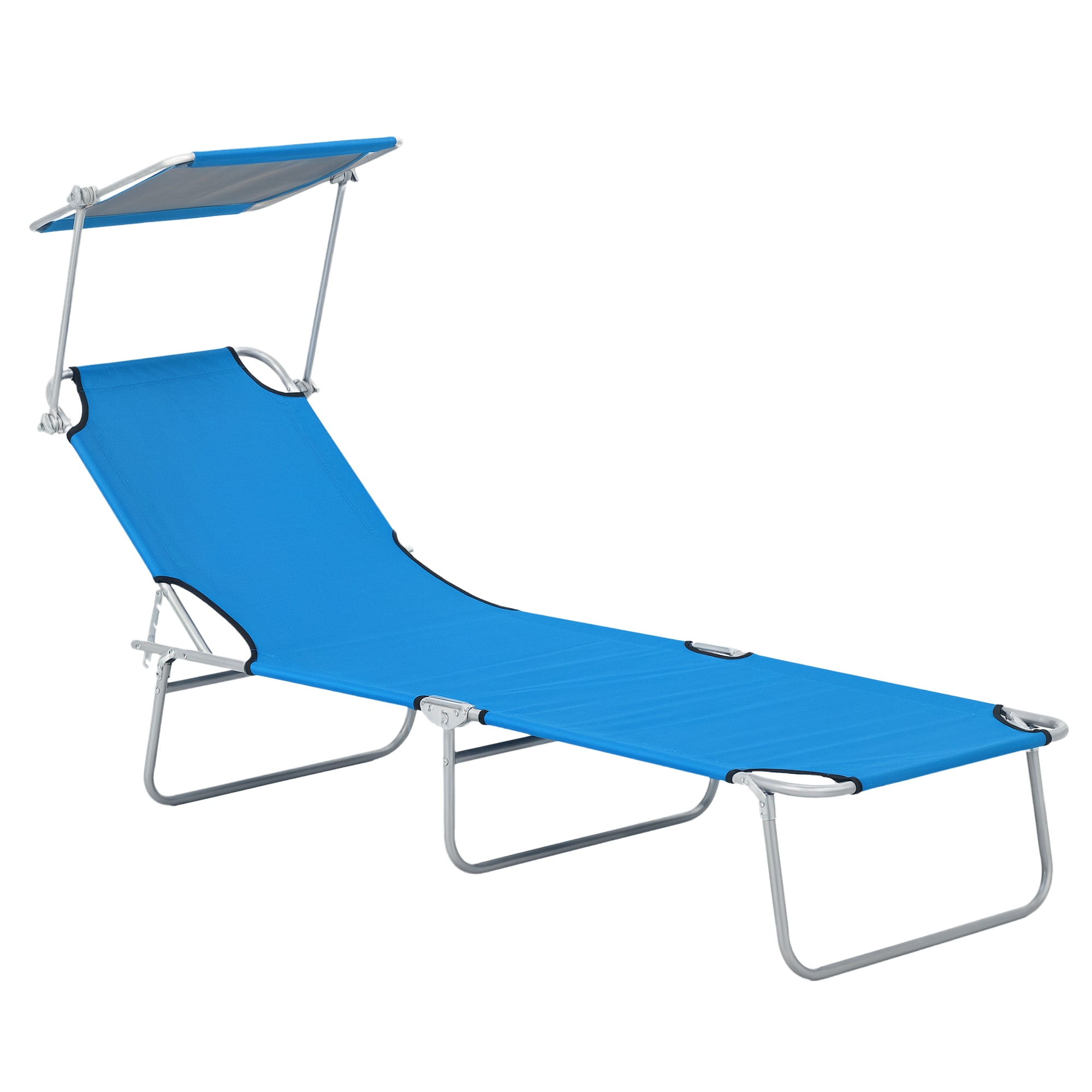 Outsunny - Pool Chaise Lounge Chair - Blue