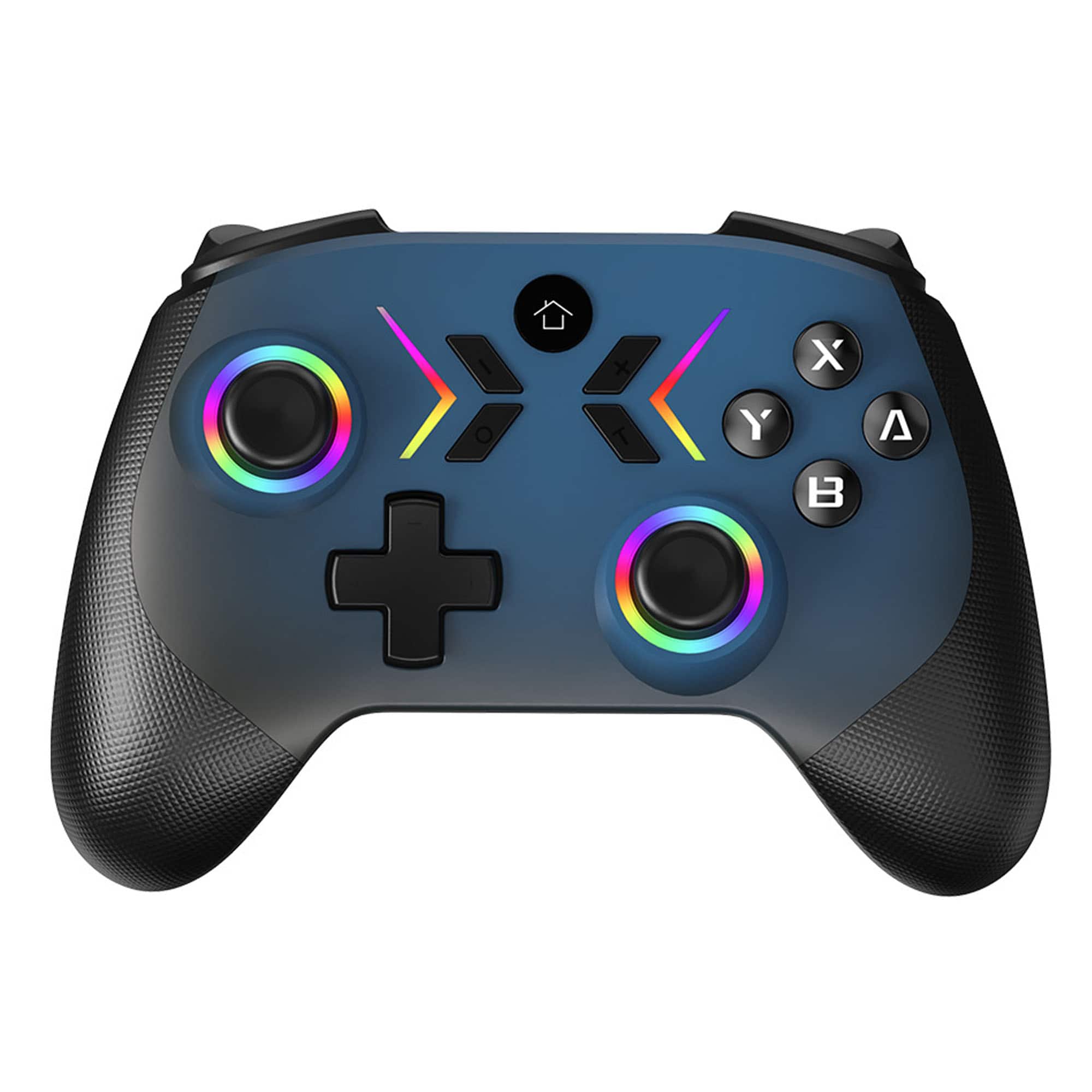 YONWAY - Wireless Bluetooth Game Controller for Switch/Switch PRO/Switch Lite/PC/Mobile, Gamepad - 6-Axis Gyro, Wake-Up Function - Titanium Blue