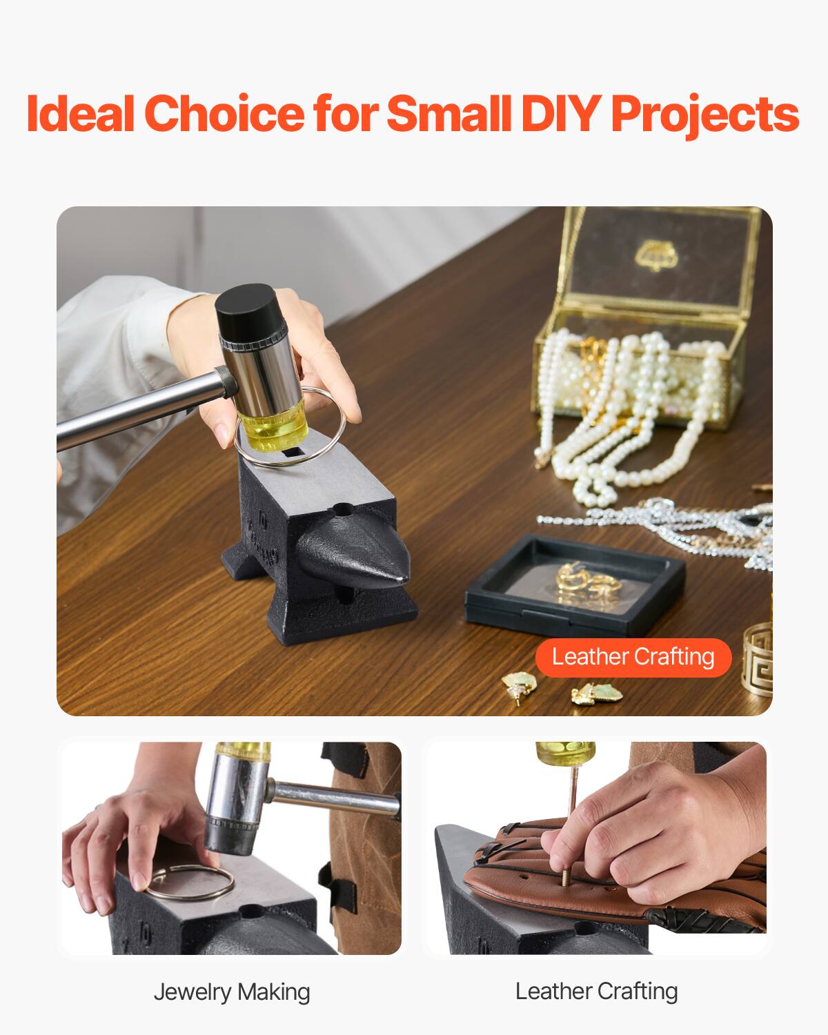 Ideal Choice for Small DIY Projects

- Leather Crafting
- Jewelry Making
- Leather Crafting
