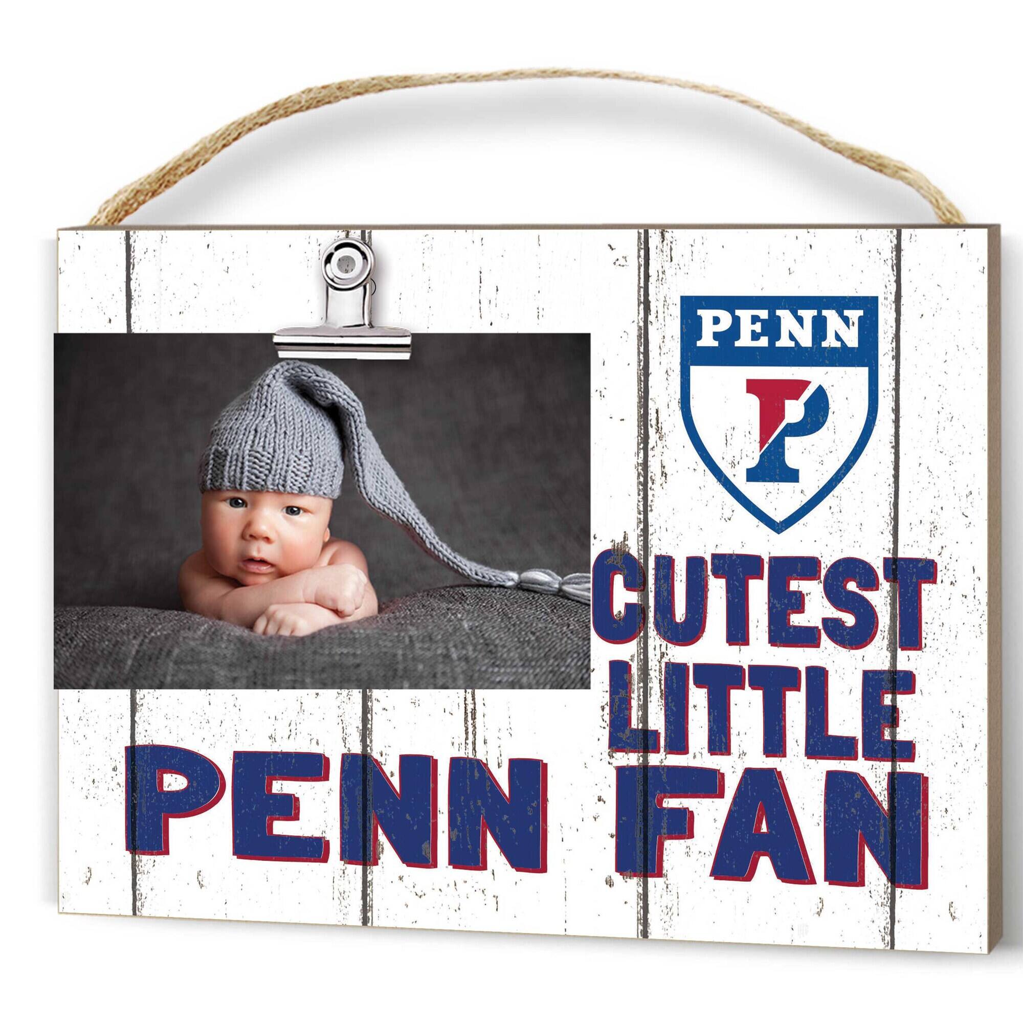 Pennsylvania Quakers 8'' x 10'' Cutest Little Weathered Logo Clip Photo Frame