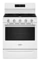 Maytag - 30 in. Wide 5 burners 5.0 cu. ft. Freestanding Gas Range With No Preheat Air Fry and Air Baking - White