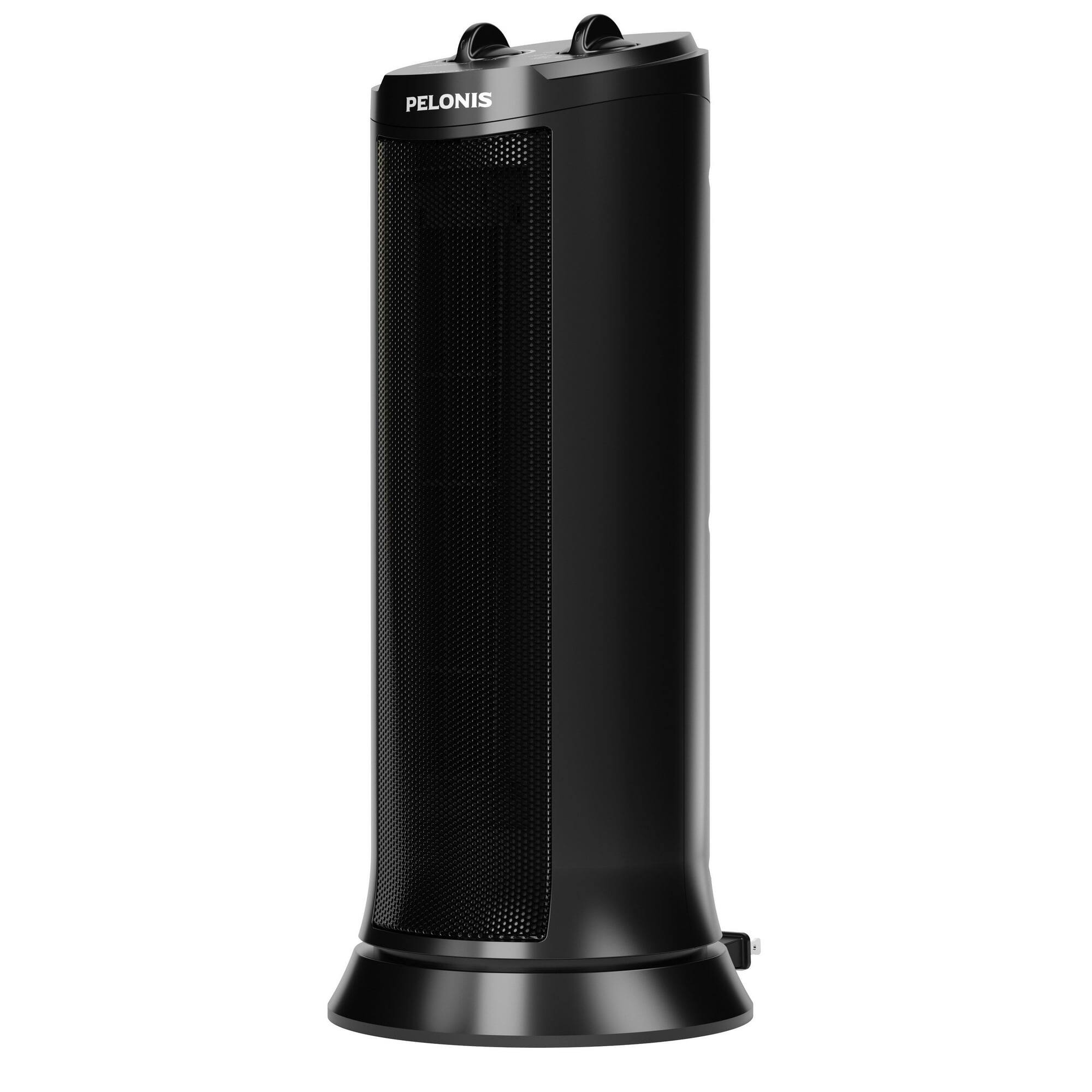 Alt View 5. Pelonis - Pelonis 17" 1500W Ceramic Tower Space Heater, NTH15-17L, New, Black - Black.