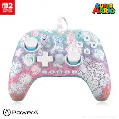 Nintendo Switch. Super Mario™. PowerA. Nintendo. Nintendo Switch is a trademark of Nintendo.