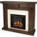 Front Standard. Real Flame - Porter Indoor Electric Fireplace - Vintage Black Maple.