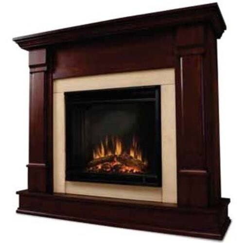 Front Standard. Real Flame - Silverton Indoor Electric Fireplace - White.