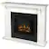 Front. Real Flame - Ashley Electric Fireplace - Indoor Usage - Heating Capacity 1.38 kW - White.