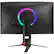 Back. ASUS - ROG Strix XG27VQ 27" LED Curved FHD FreeSync Monitor - Red/dark gray.