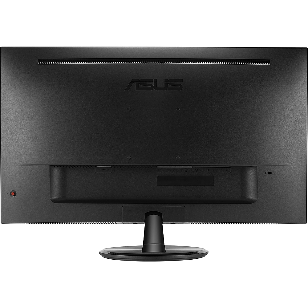 Back View: ASUS - VP28UQG 28" Widescreen 4K UHD FreeSync and G-SYNC Compatible Gaming Monitor (HDMI, DisplayPort) - Black