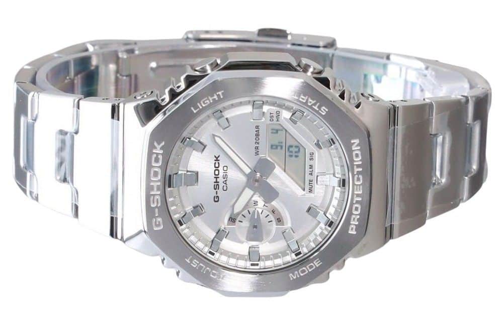 Casio G Shock G Steel Analog Digital Dial Quartz GM 2110D 7A 200M
