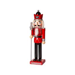 Evergreen Enterprises - Georgia Bulldogs 12" Wooden Nutcracker Statue - Multicolor