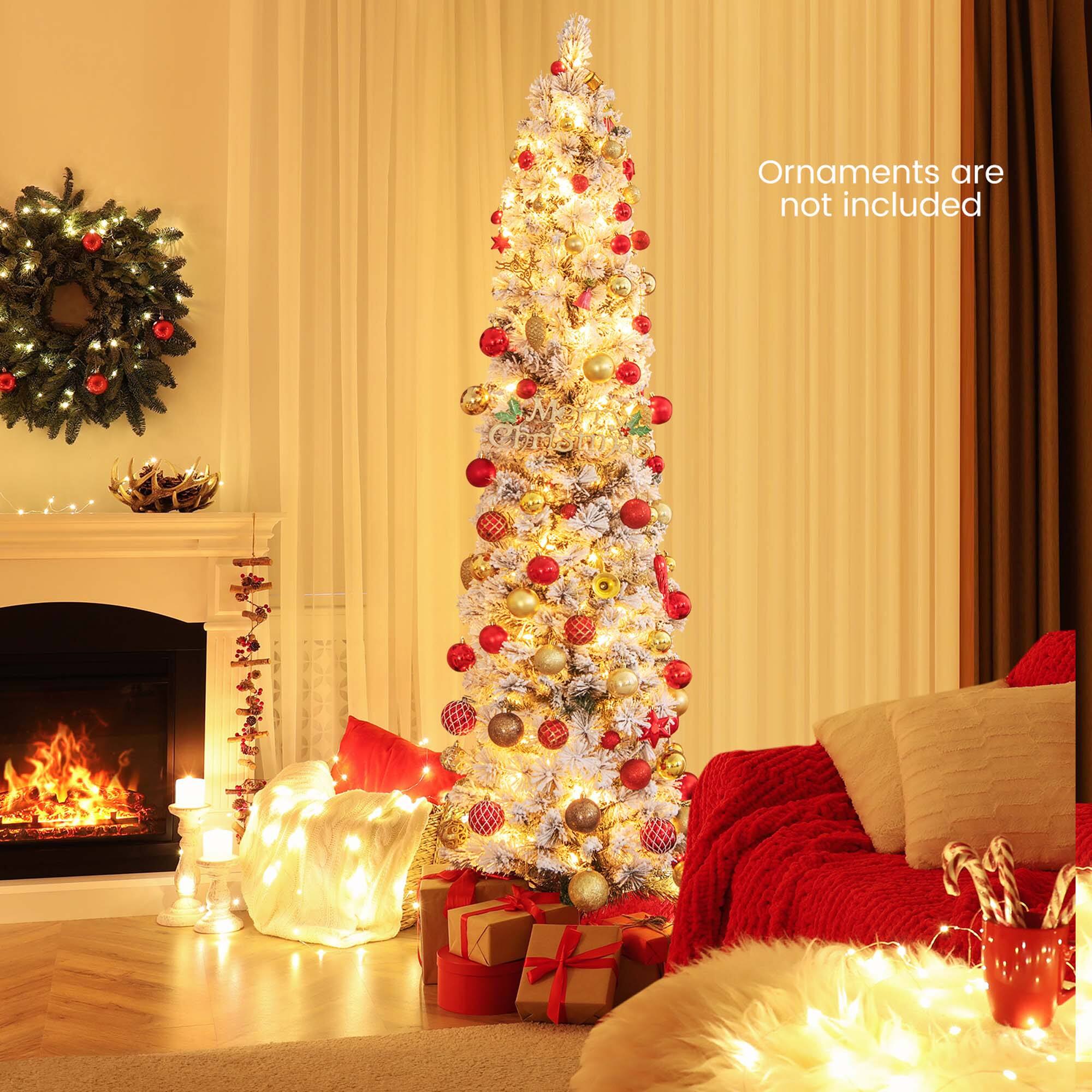 Ornaments are not included.