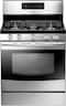 Samsung - 30" Self-Cleaning Freestanding Gas Convection Range - Black stainless steel-Front_Standard
