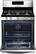 Alt View 1. Samsung - 30" Self-Cleaning Freestanding Gas Convection Range - Black stainless steel.