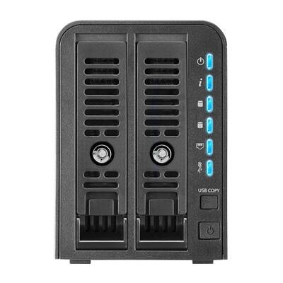 Thecus - Technology N2350 2-Bay External Network Storage (NAS) - Black