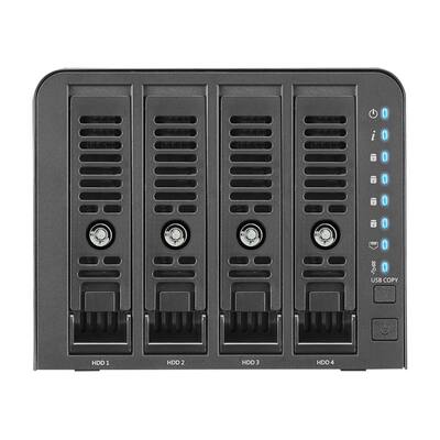 Thecus - Technology N4350 4-Bay External Network Storage (NAS) - Black