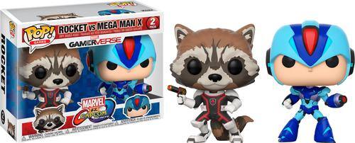 Funko - Pop! Games Marvel vs. Capcom: Rocket vs. Mega Man X (2-pack) - Multi