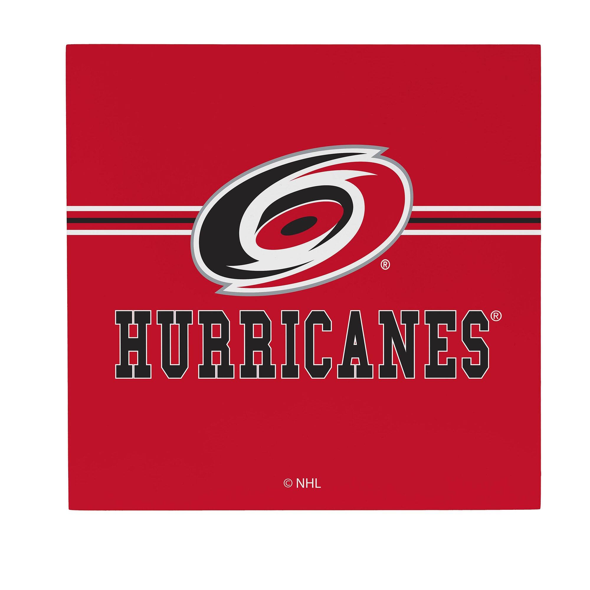 Carolina Hurricanes 12" x 12" Wood Wall Sign