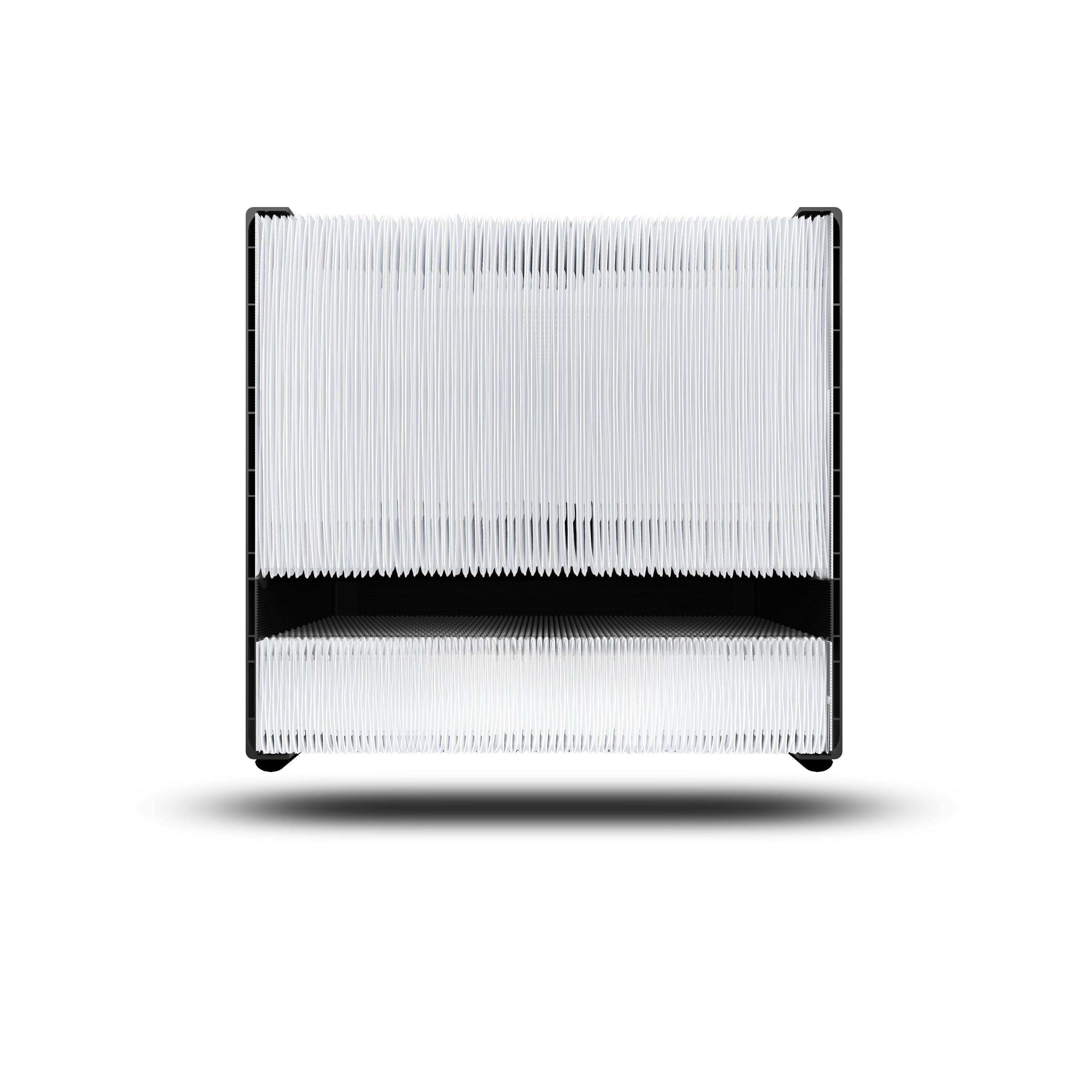 Front. Aeris Cleantec -  Aair Med Pro Replacement Filter - Black.